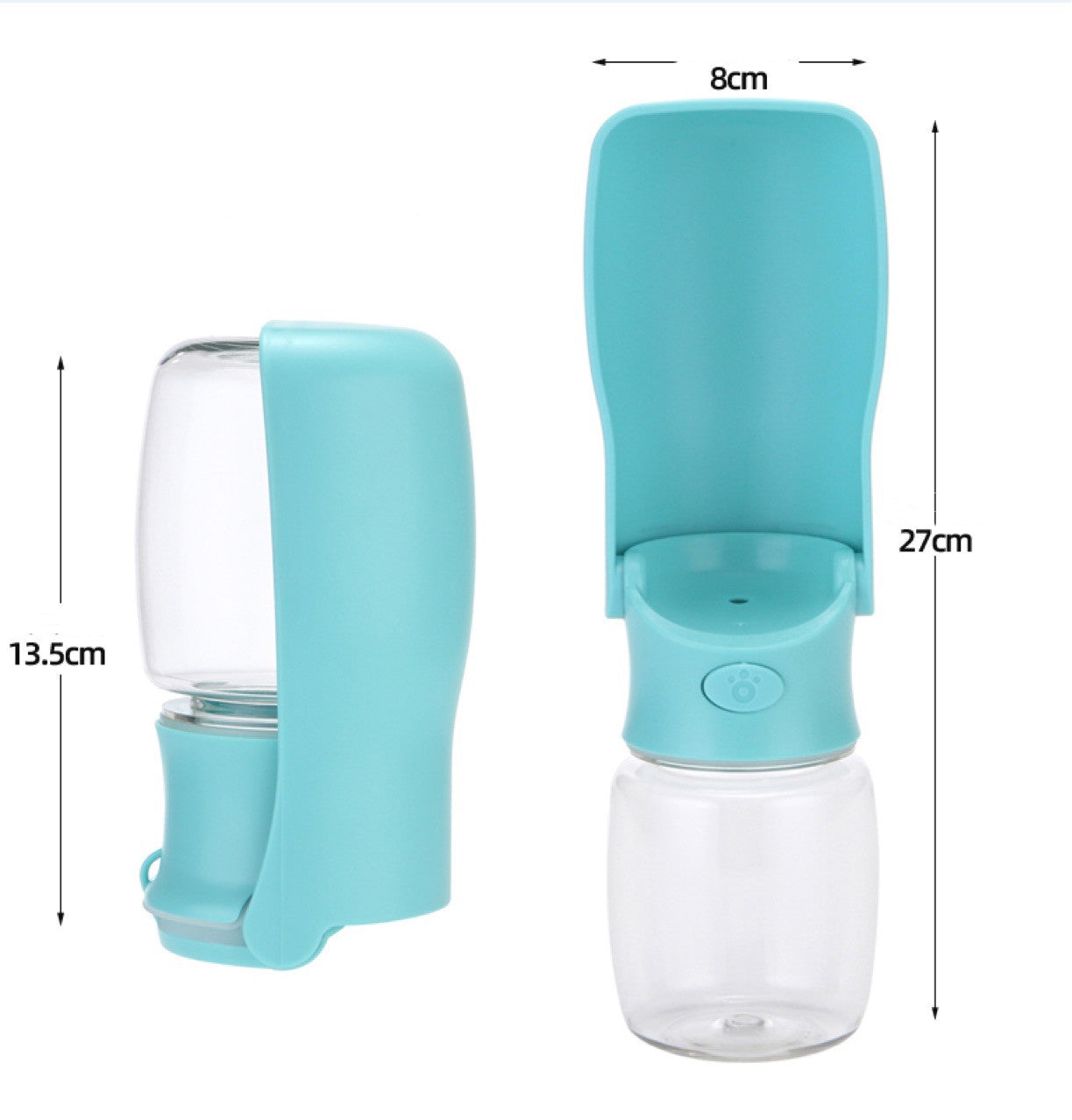 Portable Dog Water Bottle with Foldable Pet Water Dispenser