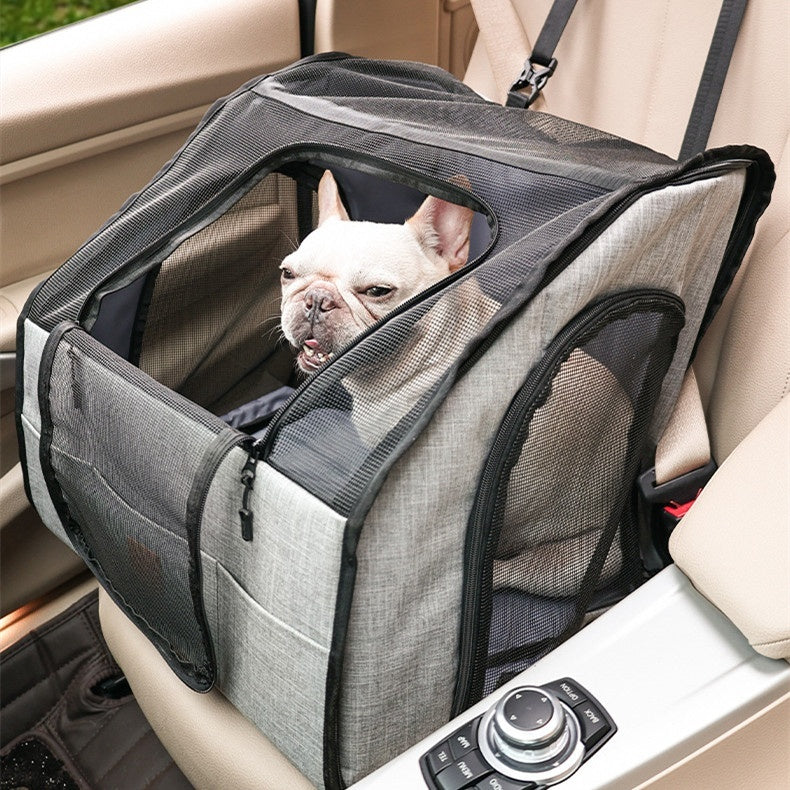 Portable Foldable Waterproof Pet Cage & Car Mat