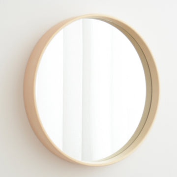 Solid Wood Wall Hanging Bathroom Mirror