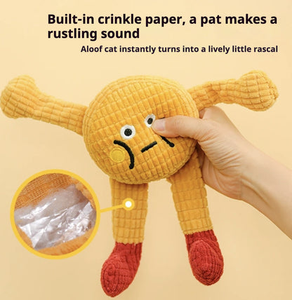 Adorable Squeaky Catnip Chew Toy