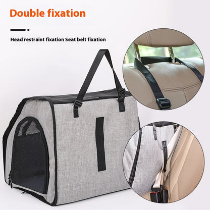 Portable Foldable Waterproof Pet Cage & Car Mat