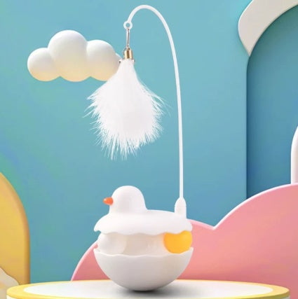 Interactive Duck Cat Toy Stick