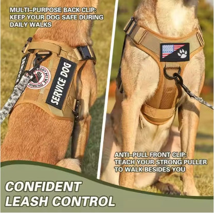 Tactical Service Dog Harness Vest