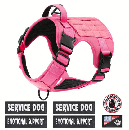 Tactical Service Dog Harness Vest