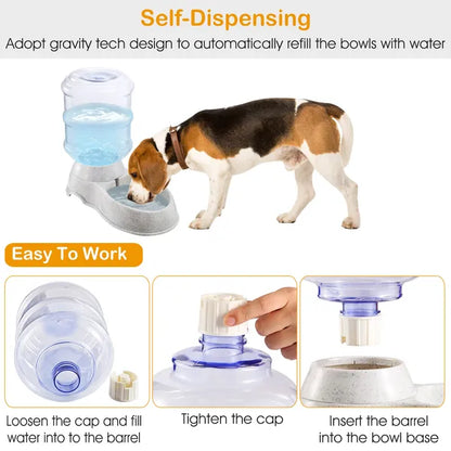 3.5L/1Gal Automatic Pet Water Dispenser