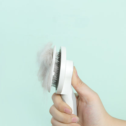 Round Handle Pet Grooming Comb