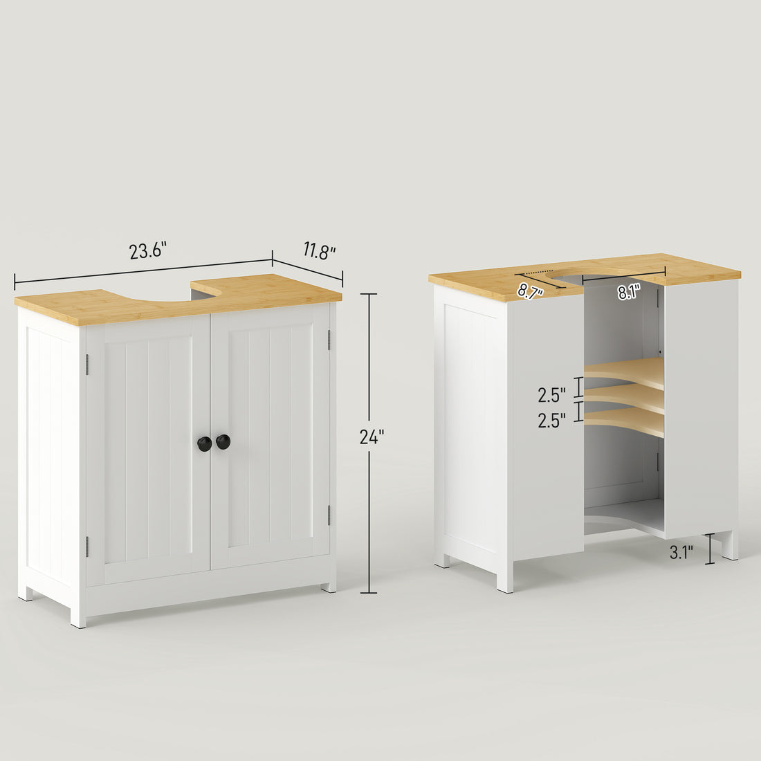 Bathroom Vanities Under Sink Storage Cabinet Cupboard