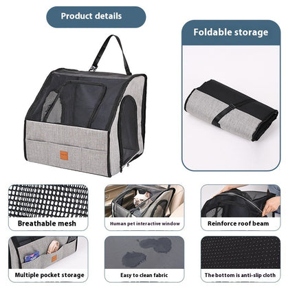 Portable Foldable Waterproof Pet Cage & Car Mat