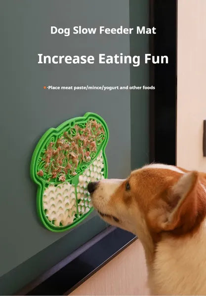Pets Slow Feeder Mat With Strong Suction