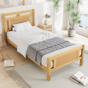 Wooden Single Bed