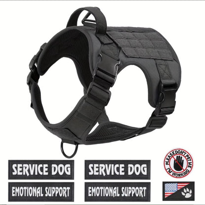 Tactical Service Dog Harness Vest