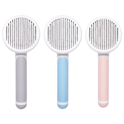 Round Handle Pet Grooming Comb