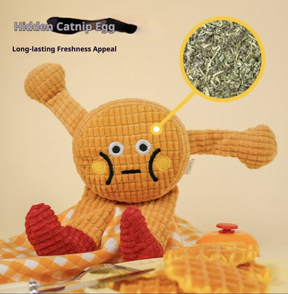 Adorable Squeaky Catnip Chew Toy